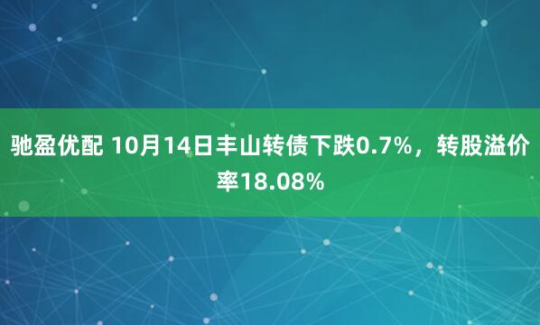 驰盈优配 10月14日丰山转债下跌0.7%，转股溢价率18.08%