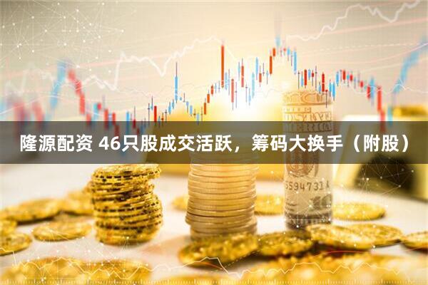 隆源配资 46只股成交活跃，筹码大换手（附股）