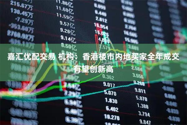 嘉汇优配交易 机构：香港楼市内地买家全年成交有望创新高