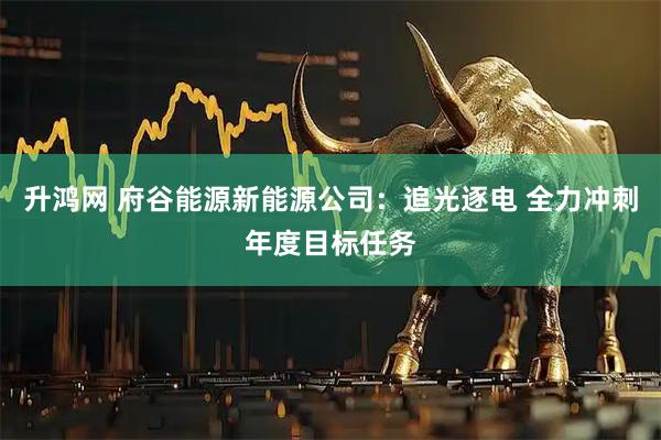 升鸿网 府谷能源新能源公司：追光逐电 全力冲刺年度目标任务